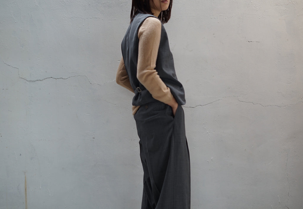MARGIELA FOR HERMES H Button Wool Silk Setup