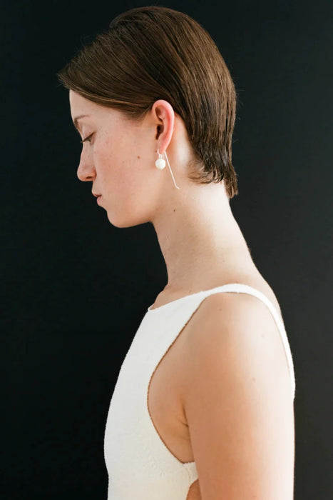 SAPIR BACHAR<br>CARVED CORAL EARRINGS
