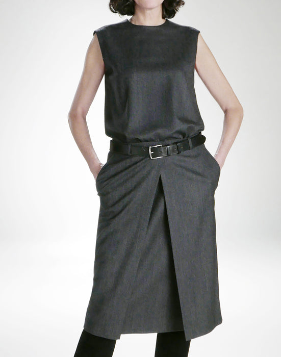 VINTAGE HERMES <br>CASHMERE MID SKIRT<br><br>SOLD OUT