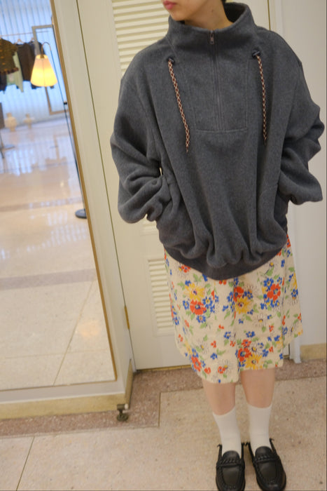 FUMIKA_UCHIDA<br>DOUBLE FACED FLEECE PULLOVER<br><br>SOLD OUT
