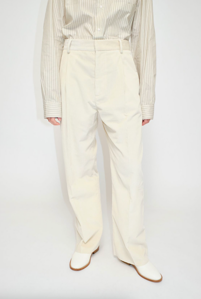 CRISTASEYA PLEATED TROUSERS – PORT