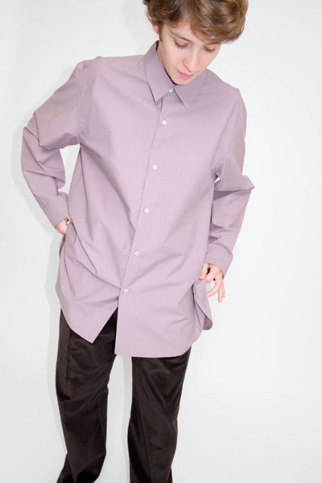 CRISTASEYA OVERSIZED CLASSIC COLLAR SHIRT – PORT CRISTASEYA OVERSIZED CLASSIC COLLAR SHIRT – PORT