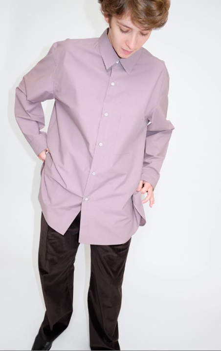 CRISTASEYA, OVERSIZED CLASSIC COLLAR SHIRT