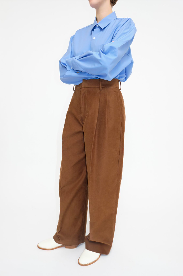 CRISTASEYA PLEATED TROUSERS – PORT