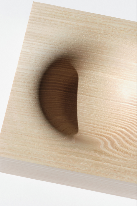 CRISTASEYA<br>HANDTURNED VIDE POCHE<br>in LIGHT WOOD