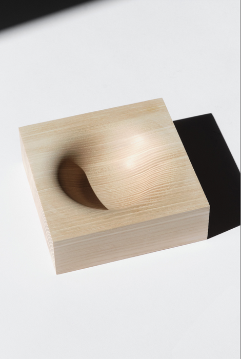 CRISTASEYA<br>HANDTURNED VIDE POCHE<br>in LIGHT WOOD<br><br>SOLD OUT
