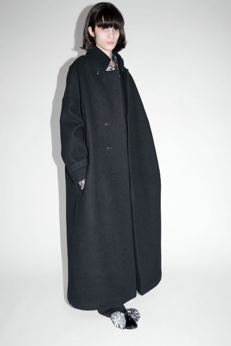 CRISTASEYA<br>WOOL LONG COAT<br>in BLACK