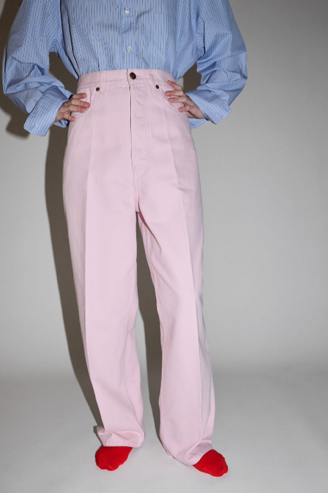 CRISTASEYA<br>HIGH-WAISTED JEANS <br>in SAKURA