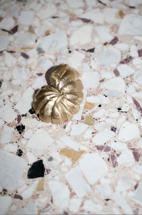 Zoe Mohm for CRISTASEYA <br>SHELL INCENS HOLDER <br>in BRONZE