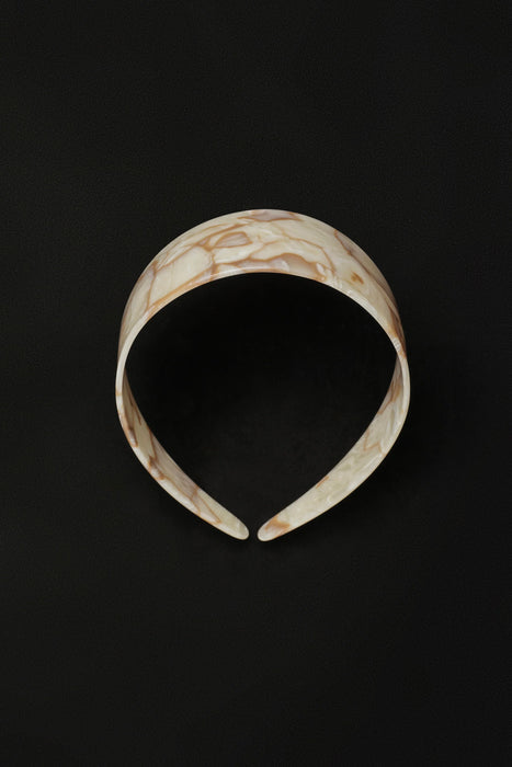 SOPHIE BUHAI<br>BESSETTE HEADBAND<br>Alabaster