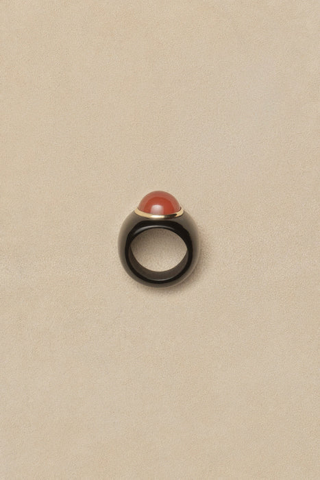 SOPHIE BUHAI<br>CARNELIAN MOON RING