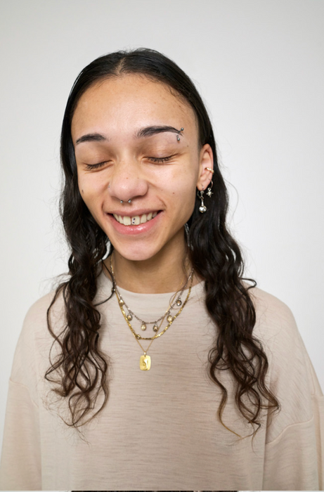 CRISTASEYA<br>WOOL T-SHIRT<br>in NUDE