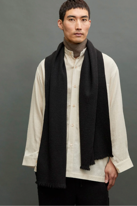 NORLHA<br>RIBBED NECK PIECE<br>in NATURAL YAK BROWN