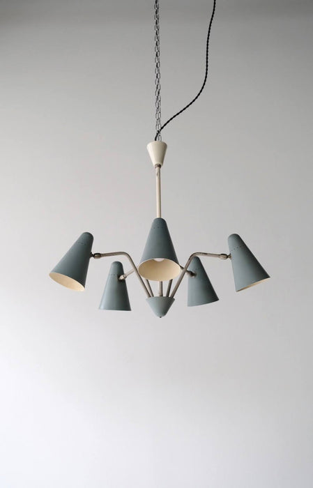 VINTAGE HANGING 5 LAMP<BR><BR>SOLD OUT