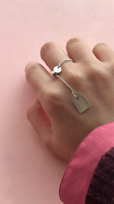 AXEP<br>TAG RING<br>in SILVER