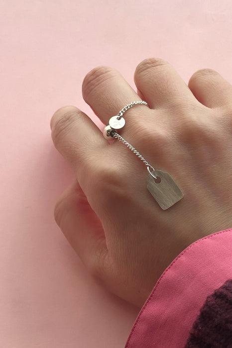 AXEP<br>TAG RING<br>in SILVER