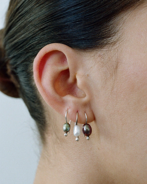 SOPHIE BUHAI<br>MERMAID EARRINGS<br>(A PAIR)<br>in BLACK