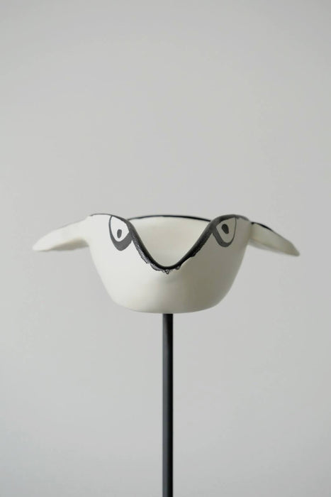 ROGER CAPRON<BR>GOAT HEAD CERAMIC ASHTRAY<BR><BR>SOLD OUT