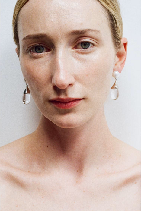 PRE ORDER<br><br>SOPHIE BUHAI<br>AUDREY EARRINGS - QUARTZ
