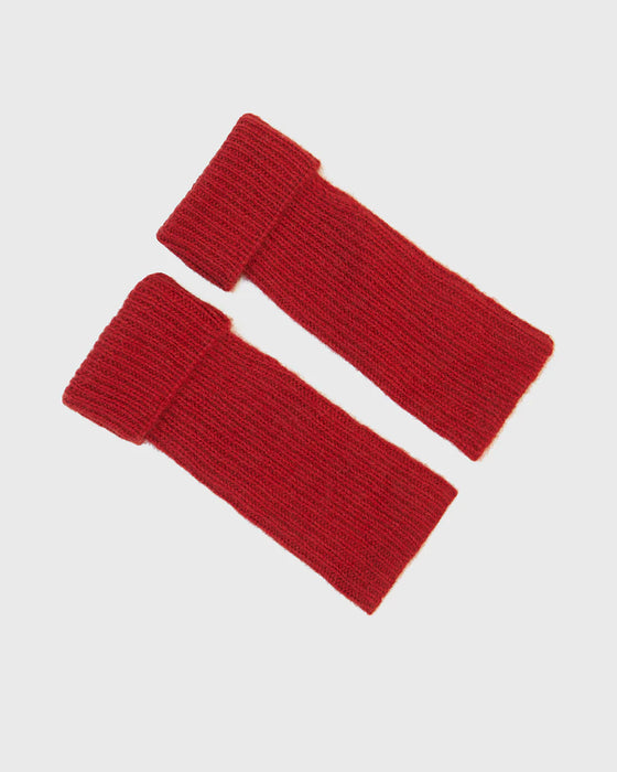 NORLHA<br>CUFFED WRIST WARMERS<br>FLAME RED<br><br>SOLD OUT