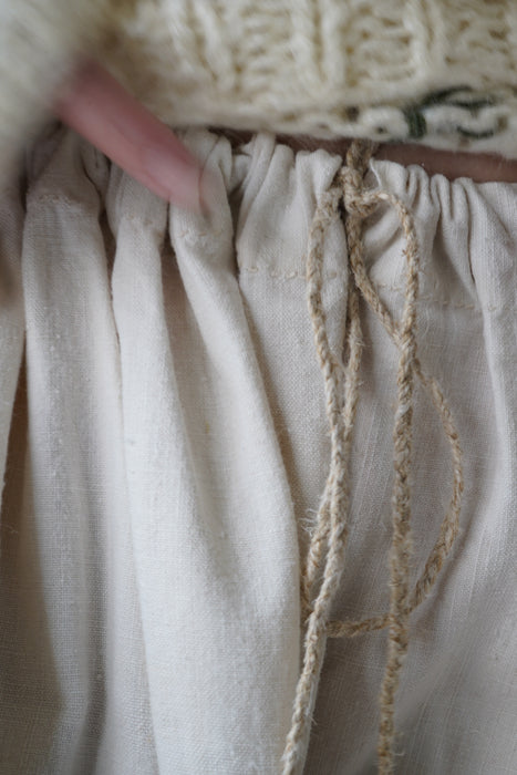 ANTIQUE<BR>TRANSYLVANIAN LINEN TROUSERS