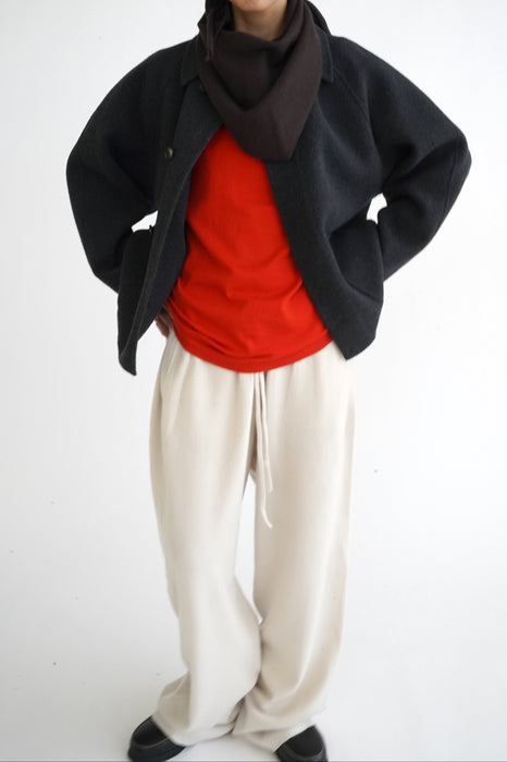 EXTREME CASHMERE<br>n°35 bandana<br>in DARK BROWN