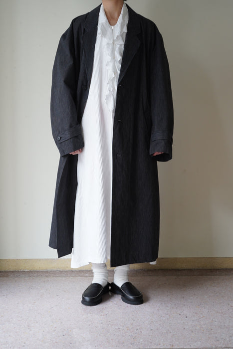 ANTIQUE<BR>ST COTTON FRILL NIGHTGOWN LONG DRESS