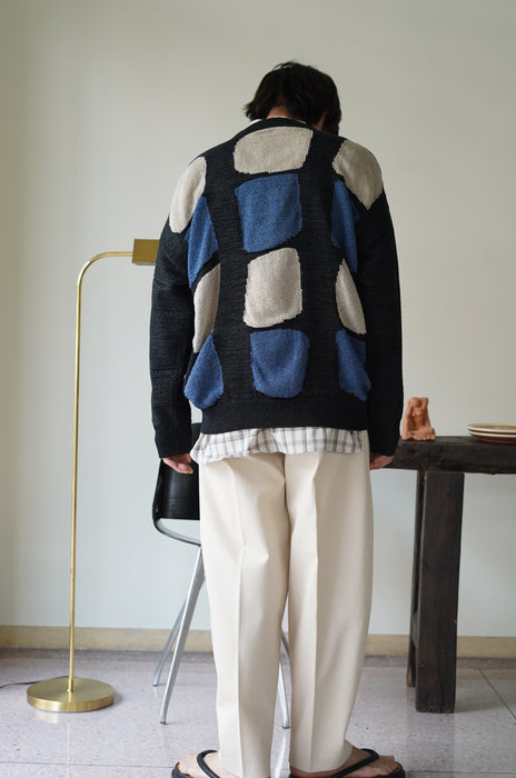 CRISTASEYA<br>WASHI PAPER PATCHWORK SWEATER<br><br>SOLD OUT