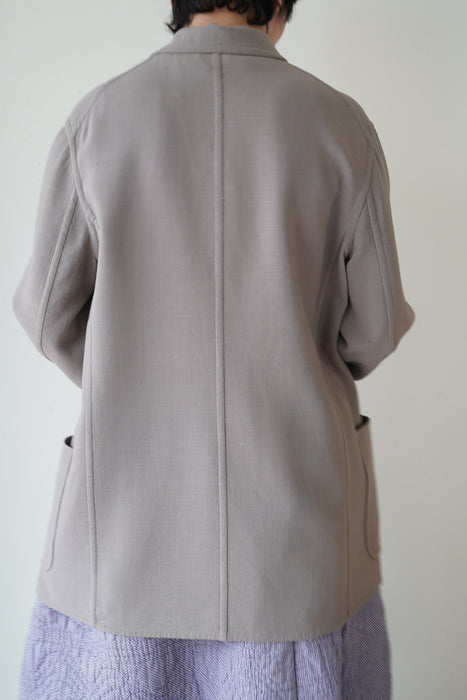 VINTAGE HERMES <br>LIGHTWEIGHT WOOL JACKET