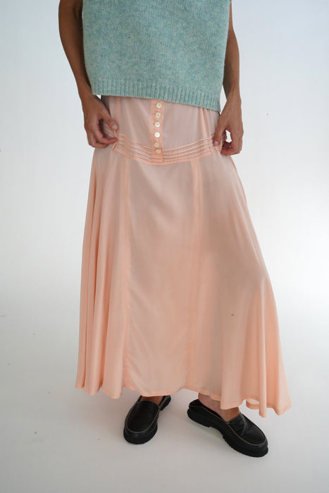 ANTIQUE<BR> SILK LACE DRESS