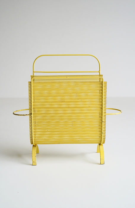 MATHIEU MATÉGOT<BR>MAGAZINE RACK YELLOW
