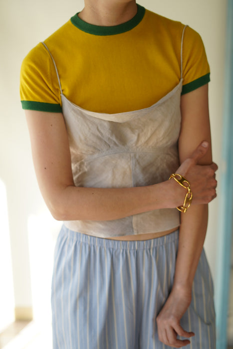 FUMIKA_UCHIDA<br>SHADOW PLAID CAMISOLE