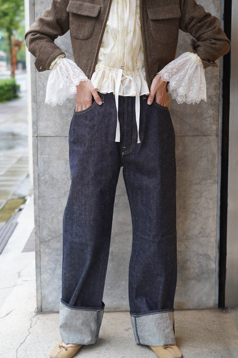 FUMIKA_UCHIDA<br>DENIM STRAIGHT PANTS