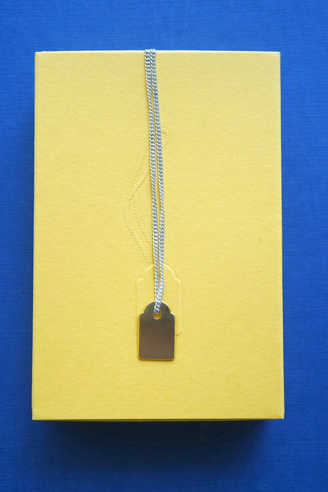AXEP<br>TAG NECKLACE<br> 2TONE