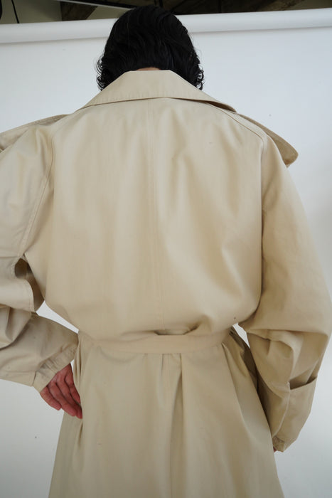 VINTAGE<BR>ANNE MARIE BERETTA<BR>COTTON TRENCH COAT