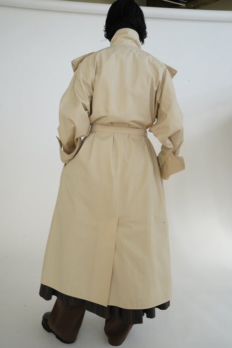 VINTAGE<BR>ANNE MARIE BERETTA<BR>COTTON TRENCH COAT
