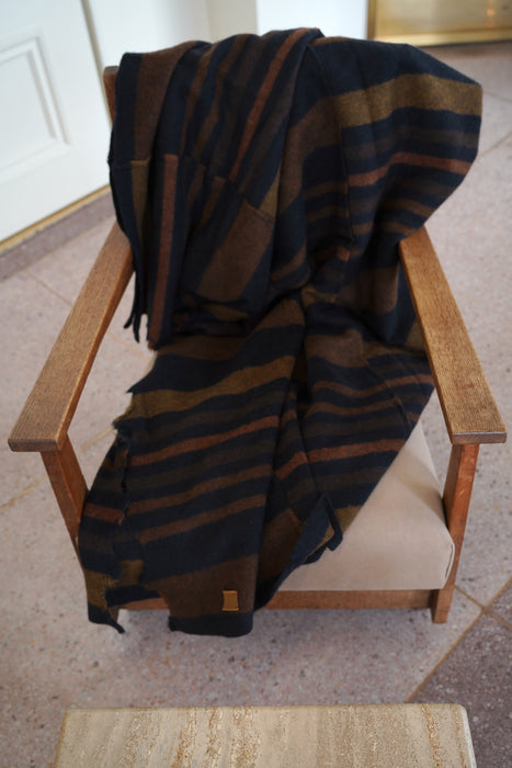 NORLHA<br>NOMAD DENSE BOILED RIDER BLANKET<br>in SUN BLEACHED STRIPE