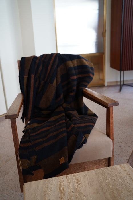 NORLHA<br>NOMAD DENSE BOILED RIDER BLANKET<br>in SUN BLEACHED STRIPE