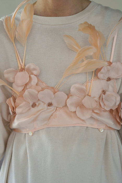 FUMIKA_UCHIDA<br>SILK STAIN BRA TOP