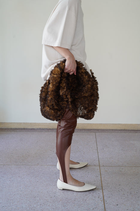 FUMIKA_UCHIDA<BR>STRETCH VEGAN LEATHER STIRRUPS LEGGINGS
