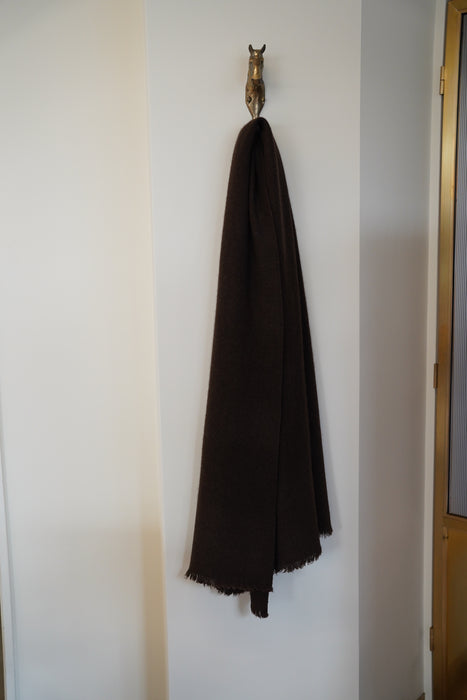 NORLHA<br>NET SCARF<br>in NATURAL YAK BROWN