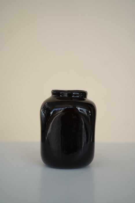 CLAUDE MORIN<BR>GLASS VASE