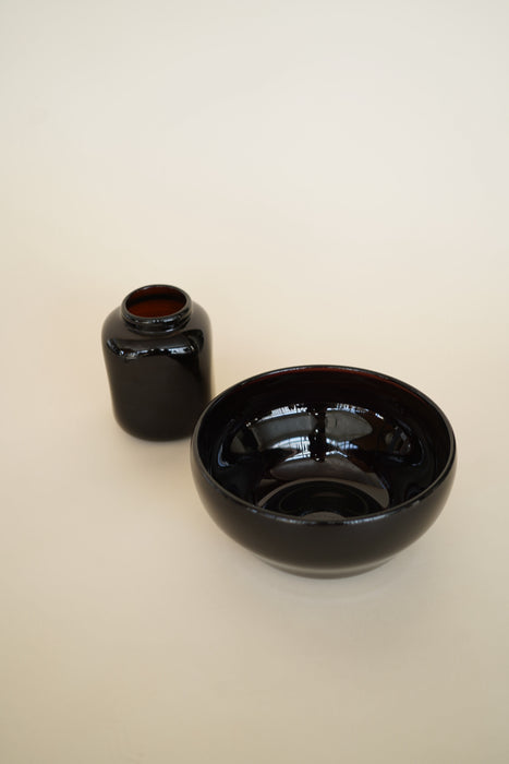 CLAUDE MORIN<BR>GLASS BOWL