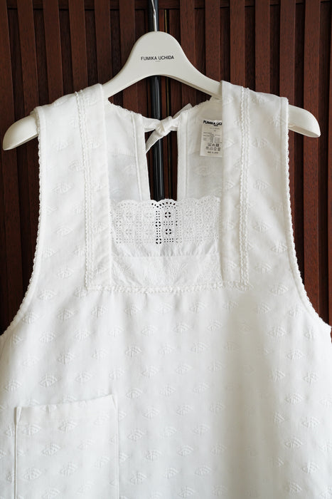 FUMIKA_UCHIDA<br>MATELASSE APRON DRESS
