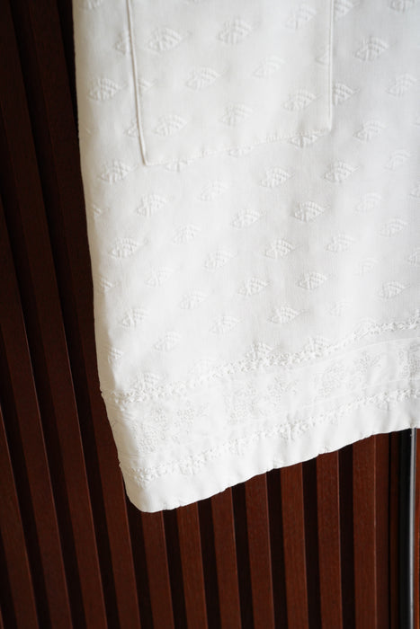 FUMIKA_UCHIDA<br>MATELASSE APRON DRESS