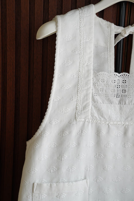 FUMIKA_UCHIDA<br>MATELASSE APRON DRESS