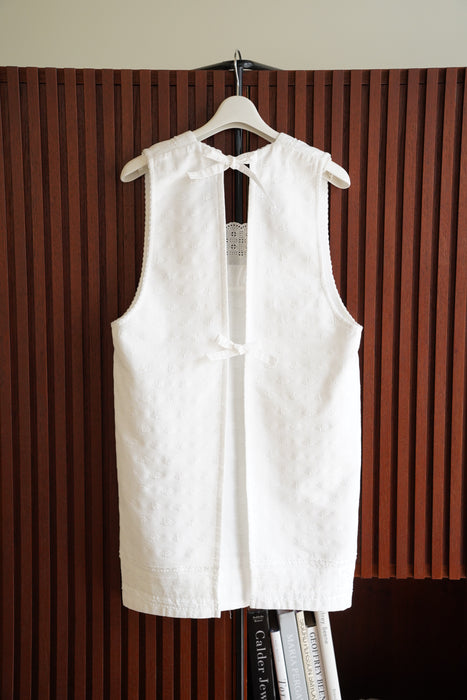 FUMIKA_UCHIDA<br>MATELASSE APRON DRESS