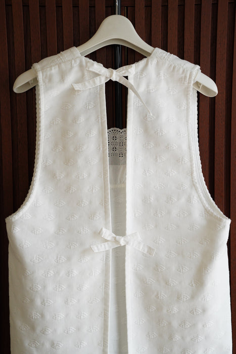 FUMIKA_UCHIDA<br>MATELASSE APRON DRESS