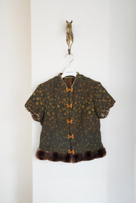 FUMIKA_UCHIDA<br>BOUCLE JACGUARD REVERSIBLE TOPS