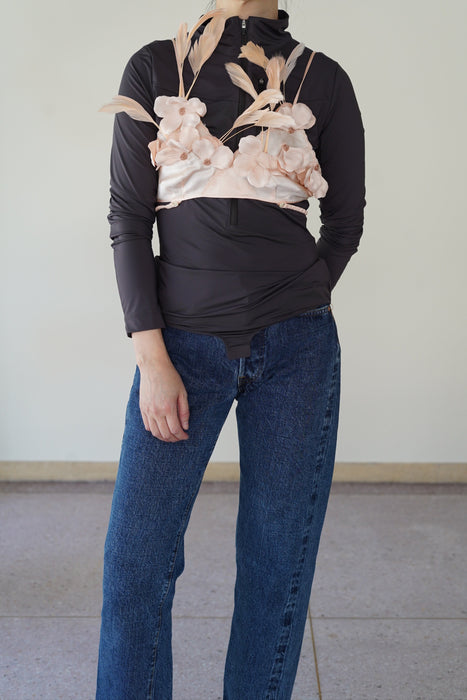 FUMIKA_UCHIDA<br>SILK STAIN BRA TOP